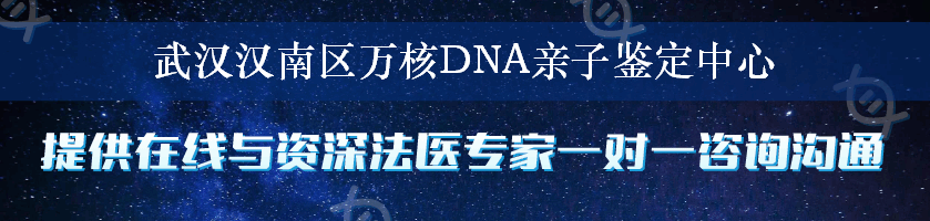 武汉汉南区万核DNA亲子鉴定中心